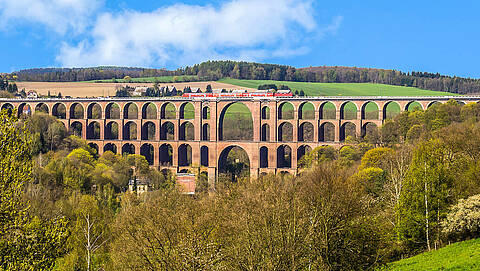 Göltzsch Viaduct in Northern Vogtland