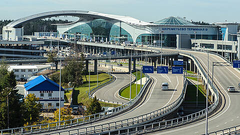 Baggage transport project Sheremetyevo airport