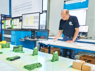 EPS station in the switchgear production
