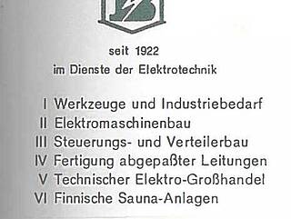 Blumenbecker KG Departments of Blumenbecker KG in 1966