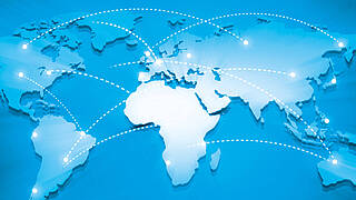 Newsroom Illustration of the world