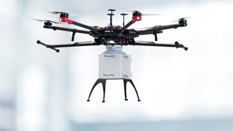 Drone at the digital workshop from Blumenbecker