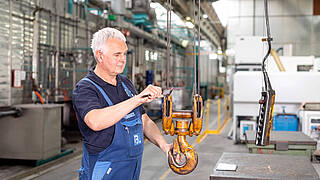 Blumenbecker has employees in production at the Miele Professional Competence Centre