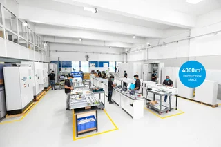 The switchgear production of Blumenbecker KAT in India.