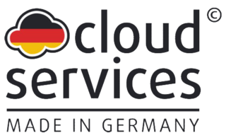 Logo cloud services made in germany