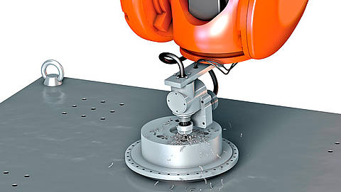 Individual solutions for machining with robots