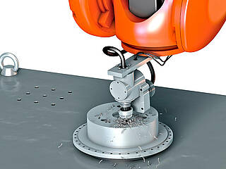 Individual solutions for machining with robots