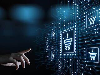 Online-Shopping Business-Technologie