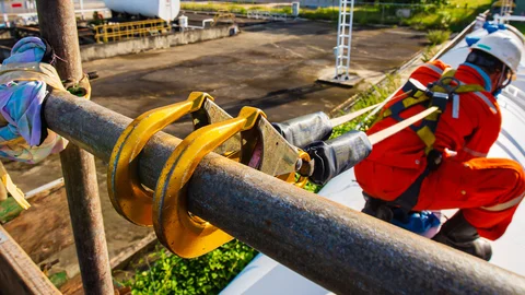 Persönliche Schutzausrüstung gegen Absturz