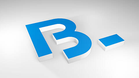 Blumenbecker logo 3D Company logo Blumenbecker in 3D