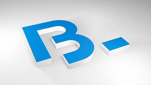 Blumenbecker logo 3D Company logo Blumenbecker in 3D