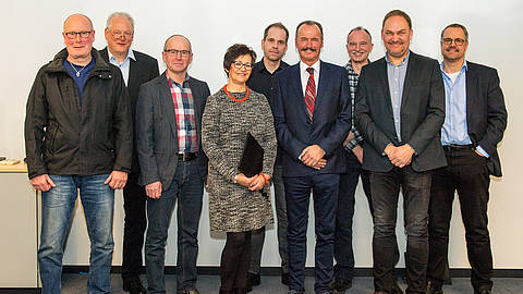 Long-term employes 2017 Honouring of long-term employes 2017