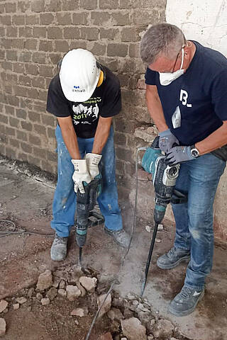 Hubertus Grote has worked as a volunteer in the Ahr valley