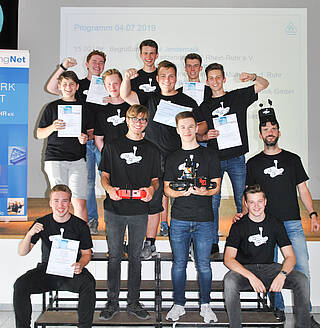 Siegerteam VDE Technikpreis 2019 in Mühlheim