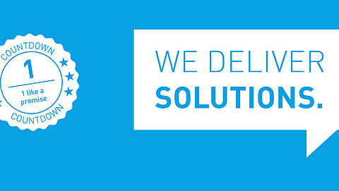 Our brand promise: We deliver solutions