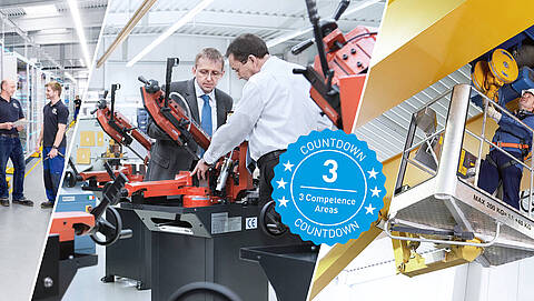 3 like 3 competence fields The employees of the Blumenbecker Group work in three areas of competence.