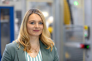 Projektleiterin Nancy Cygan bei Voith
