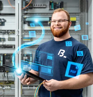 Digitalisation in the production of Blumenbecker Automatisierungstechnik