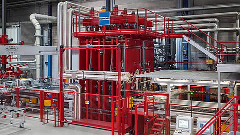 Line automation Line automation at Swisspan