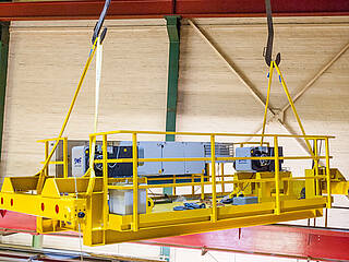 Construction and installation of a double-girder bridge crane at Mitsubishi HiTec Paper Europe