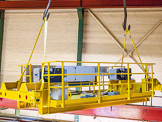 Construction and installation of a double-girder bridge crane at Mitsubishi HiTec Paper Europe