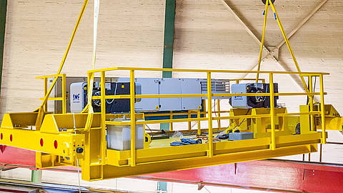 Construction and installation of a double-girder bridge crane at Mitsubishi HiTec Paper Europe