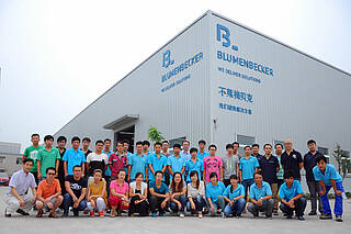 Blumenbecker Team in Tianjin - China