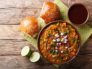 Pav bhaji: A spicy potato curry