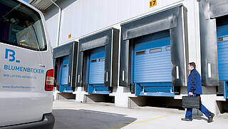 Delivery of industrial doors