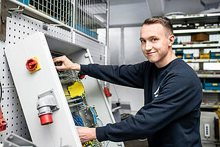 Joshua in der Ausbildung bei Blumenbecker