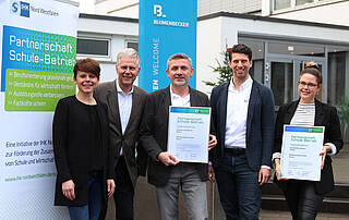 Kooperation mit der Sekundarschule in Beckum Kooperation mit der Sekundarschule in Beckum - Gruppenfoto