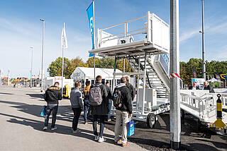 E-Flugzeugtreppe auf der inter airport 2019