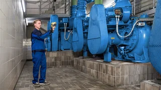 Vorbeugende Thermografie der Pumpstationen
