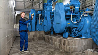 Preventive thermographic testing operations at the pumping stations