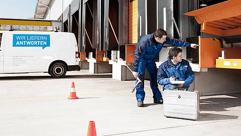Maintenance, testing and repair of loading technology
