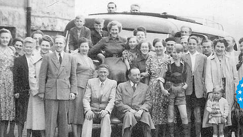 The 1950s in the history of Blumenbecker Group of employees in the 1950s