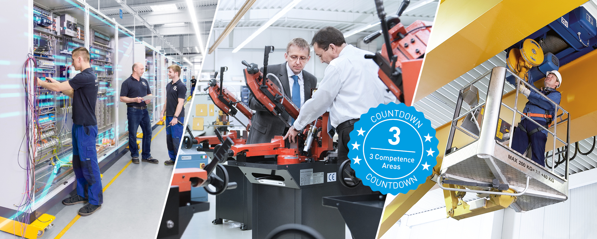 The employees of the Blumenbecker Group work in three areas of competence.